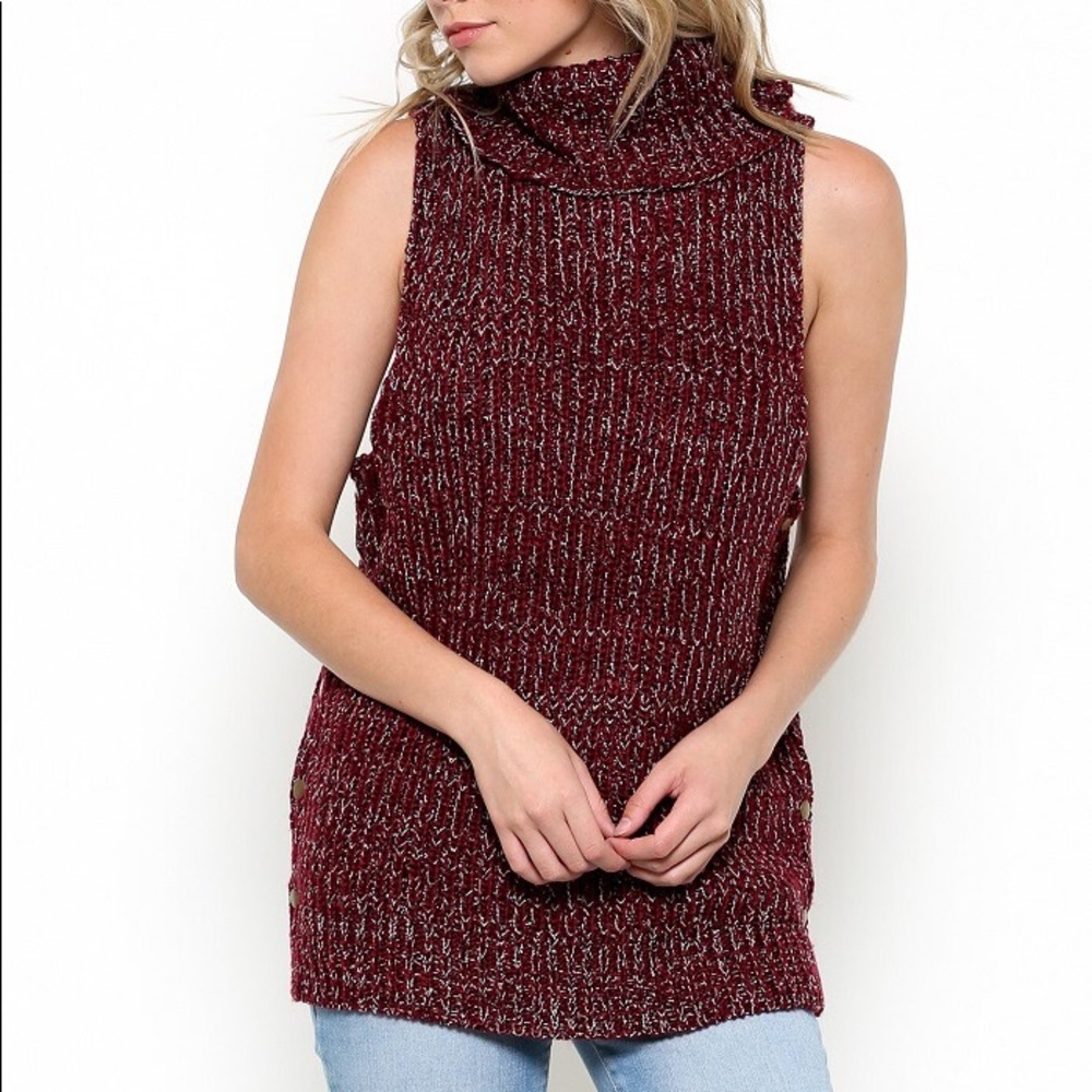 Sleeveless sweater